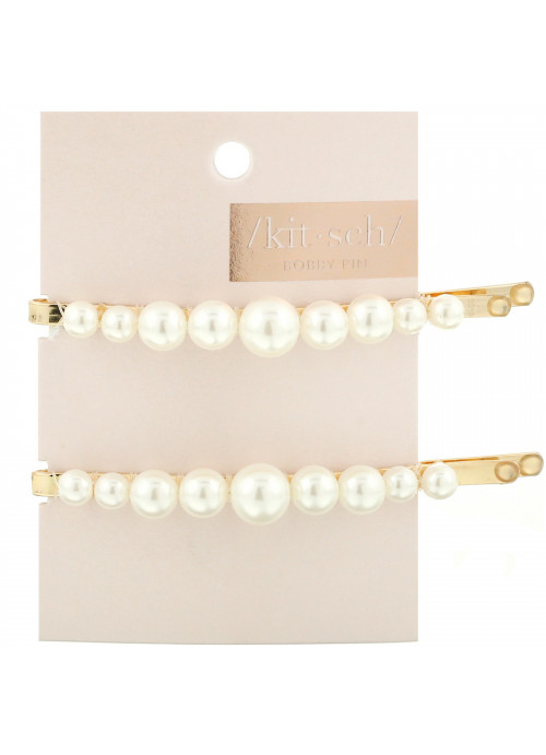 Kitsch, Pearl Bobby Pins, 2 Pieces