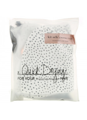 Kitsch, Quick Drying, Microfiber Hair Towel, Micro Dot, 1 Piece