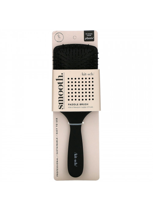 Kitsch, Smooth, Paddle Brush, Black, 1 Brush