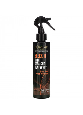 L'Oreal, Advanced Hairstyle, Sleek It Iron Straight Heatspray, 5.7 fl oz (170 ml)