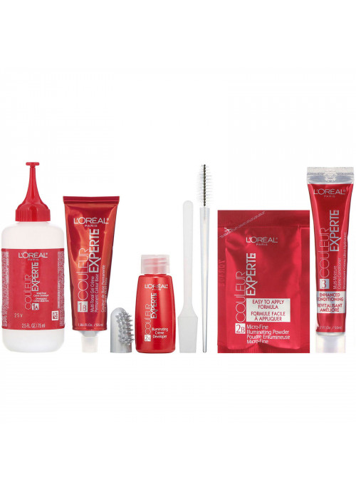 L'Oreal, Couleur Experte Express, Color + Highlights, 6.1 Light Ash Brown , 1 Application