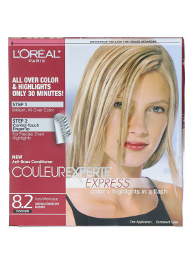 L'Oreal, Couleur Experte Express, Color + Highlights, 8.2 Medium Iridescent Blonde, 1 Application