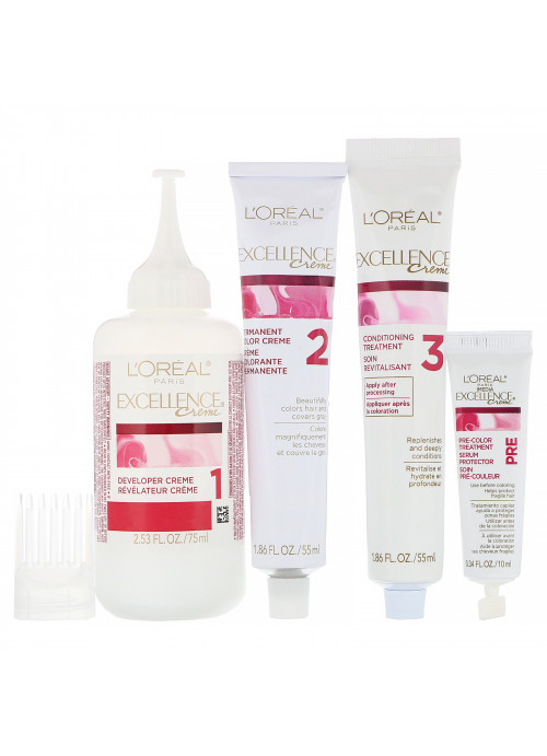 L'Oreal, Excellence Creme, Triple Protection Color, 5 Medium Brown , 1 Application