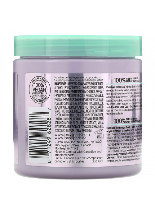 L'Oreal, Ever Pure, Scalp Care + Detox Scrub, 8 fl oz (236 ml)