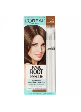 L'Oreal, Magic Root Rescue, 10 Minute Root Coloring Kit, 5G Medium Golden Brown, 1 Application