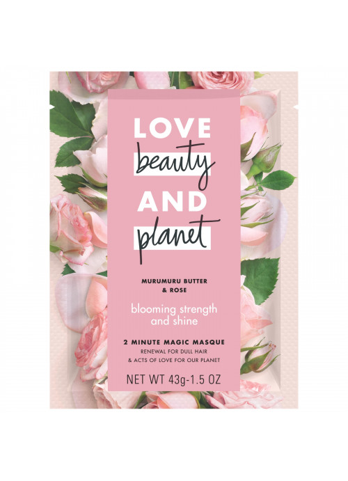 Love Beauty and Planet, 2 Minute Magic Masque,  Murumuru Butter & Rose, 1.5 oz (43 g)