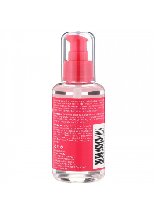 Luseta Beauty, Keratin Oil, Weightless Smoothing Hair Repair Serum, 3.38 fl oz (100 ml)