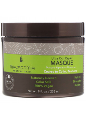 Macadamia Professional, Ultra Rich Repair Masque, Coarse to Coiled Textures, 8 fl oz (236 ml)