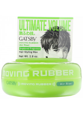 Mandom, Gatsby, Moving Rubber Hair Styling Wax, Air Rise, 2.8 oz
