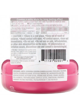 Mandom, Gatsby, Moving Rubber Hair Styling Wax, Spiky Edge, 2.8 oz