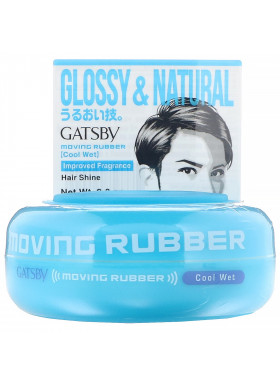Mandom, Gatsby, Moving Rubber Hair Wax, Cool Wet, 2.8 oz