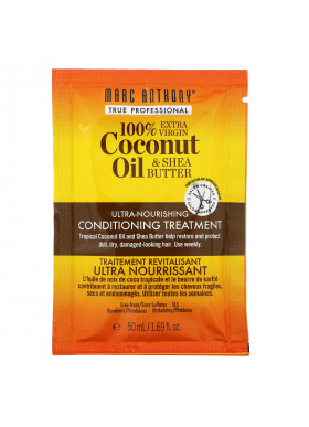 Marc Anthony, 100% Extra Virgin Coconut Oil & Shea Butter, Conditioning Treatment, 1.69 fl oz (50 ml)