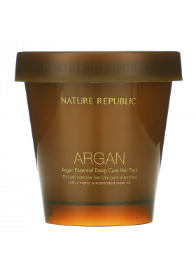 Nature Republic, Argan Essential Deep Care Hair Pack, 6.76 fl oz (200 ml)