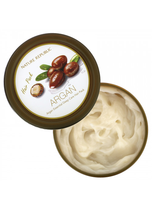 Nature Republic, Argan Essential Deep Care Hair Pack, 6.76 fl oz (200 ml)