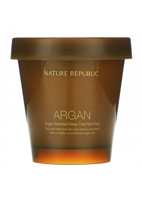 Nature Republic, Argan Essential Deep Care Hair Pack, 6.76 fl oz (200 ml)
