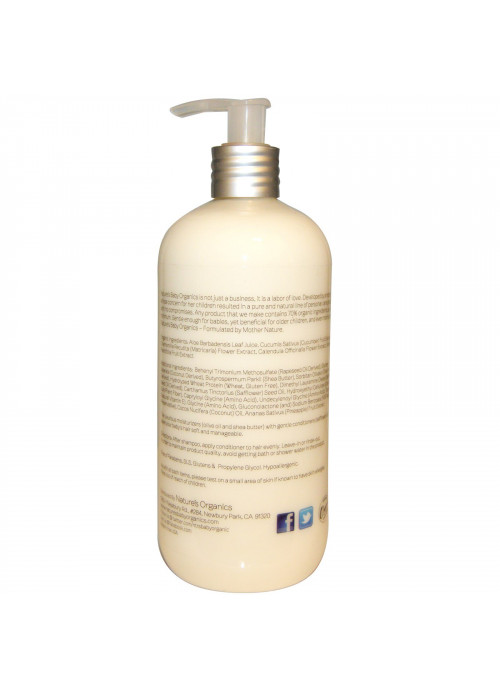 Nature's Baby Organics, Conditioner & Detangler, Coconut Pineapple, 16 oz (473.2 ml)