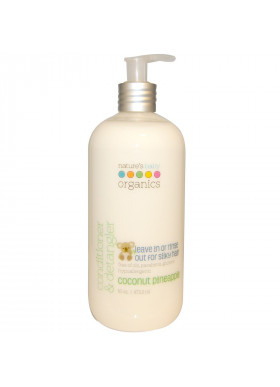 Nature's Baby Organics, Conditioner & Detangler, Coconut Pineapple, 16 oz (473.2 ml)