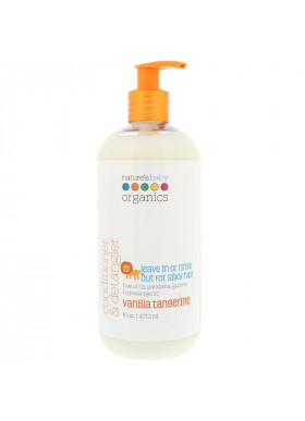Nature's Baby Organics, Conditioner & Detangler, Vanilla Tangerine, 16 fl oz (473.2 ml)