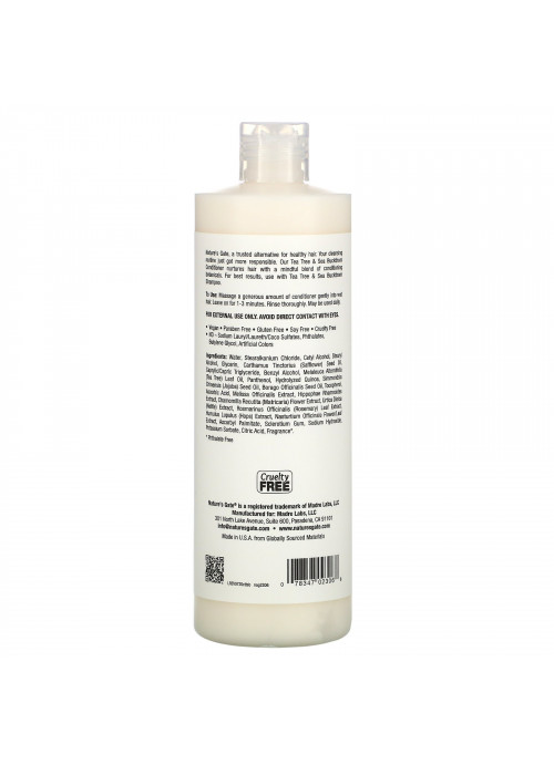 Nature's Gate, Tea Tree & Sea Buckthorn Conditioner for Oily Hair, 16 fl oz (473 ml)