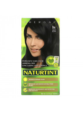 Naturtint, Permanent Hair Color, 1N Ebony Black, 5.6 fl oz (165 ml)