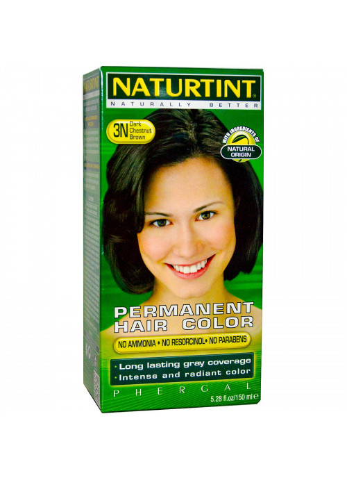 Naturtint, Permanent Hair Color, 3N Dark Chestnut Brown, 5.28 fl oz (150 ml)