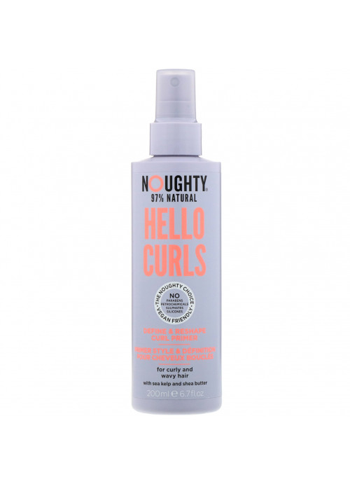 Noughty, Hello Curls, Define & Reshape Curl Primer, 6.7 fl oz (200 ml)