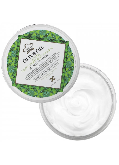 Nubian Heritage, Olive Oil, Vegan Deep Treatment Masque, 12 oz (340 g)