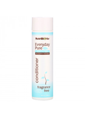 NutriBiotic, Everyday Pure Conditioner, Fragrance Free, 10 fl oz (296 ml)