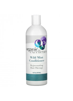Organic Excellence, Conditioner, Rejuvenating Hair Therapy, Wild Mint, 16 fl oz (473 ml)