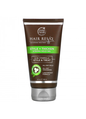 Petal Fresh, Hair ResQ, Thickening Treatment, Style + Thicken Strong Hold Gel, 5 fl oz (150 ml)