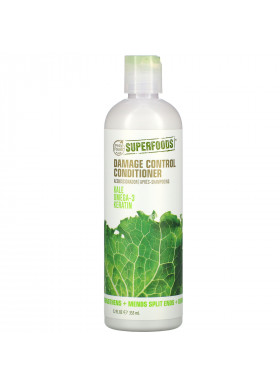Petal Fresh, SuperFoods, Damage Control Conditioner, Kale, Omega 3 & Keratin, 12 fl oz (355 ml)