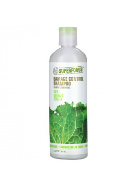 Petal Fresh, SuperFoods, Damage Control Shampoo, Kale, Omega 3 & Keratin, 12 fl oz (355 ml)