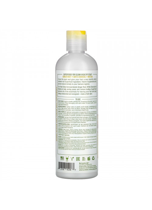 Petal Fresh, Total Detox Conditioner, Ginger Root, White Charcoal, Matcha, 12 fl oz (355 ml)