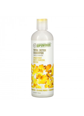 Petal Fresh, Total Detox Shampoo, Ginger Root, White Charcoal, Matcha, 12 fl oz (355 ml)