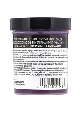 Punky Colour, Semi-Permanent Conditioning Hair Color, Purple, 3.5 fl oz (100 ml)