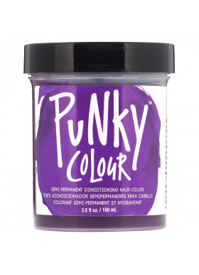Punky Colour, Semi-Permanent Conditioning Hair Color, Purple, 3.5 fl oz (100 ml)