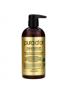 Pura D'or, Anti-Hair Thinning Shampoo, 16 fl oz (473 ml)