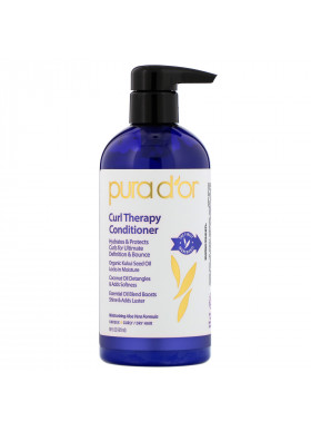 Pura D'or, Curl Therapy Conditioner, 16 fl oz (473 ml)