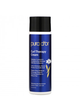 Pura D'or, Curl Therapy Cream, 8 fl oz (237 ml)