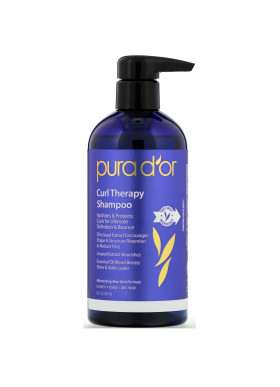 Pura D'or, Curl Therapy Shampoo, 16 fl oz (473 ml)