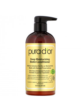 Pura D'or, Deep Moisturizing Biotin Conditioner, 16 fl oz (473 ml)
