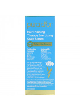 Pura D'or, Hair Thinning Therapy Energizing Scalp Serum, 4 fl oz (120 ml)