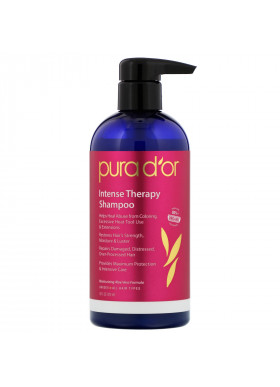 Pura D'or, Intense Therapy Shampoo, 16 fl oz (473 ml)
