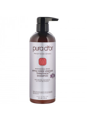 Pura D'or, Professional, Apple Cider Vinegar, Thin2Thick, Shampoo, 16 fl oz (473 ml)