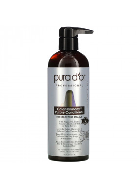 Pura D'or, Professional, ColorHarmony Purple Conditioner, 16 fl oz (473 ml)