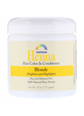 Rainbow Research, Henna, Hair Color and Conditioner, Blonde, 4 oz (113 g)