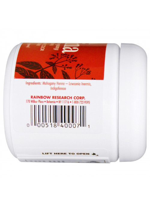 Rainbow Research, Henna, Hair Color and Conditioner, Mahogany (Medium Auburn), 4 oz (113 g)