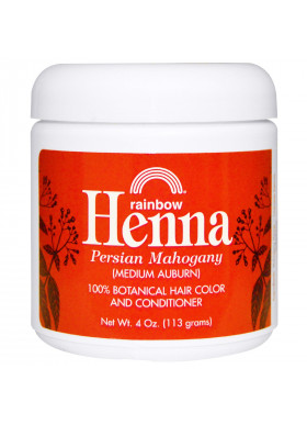 Rainbow Research, Henna, Hair Color and Conditioner, Mahogany (Medium Auburn), 4 oz (113 g)