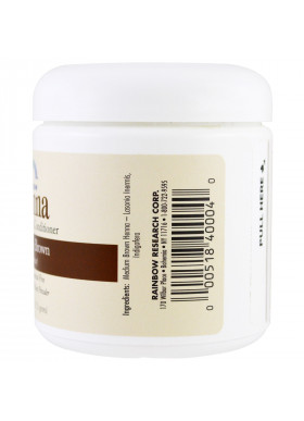 Rainbow Research, Henna, Hair Color and Conditioner, Medium Brown (Chestnut), 4 oz (113 g)