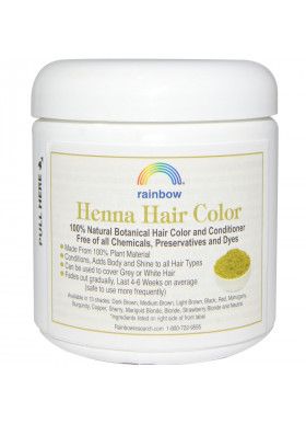 Rainbow Research, Henna, Hair Color and Conditioner, Red, 4 oz (113 g)
